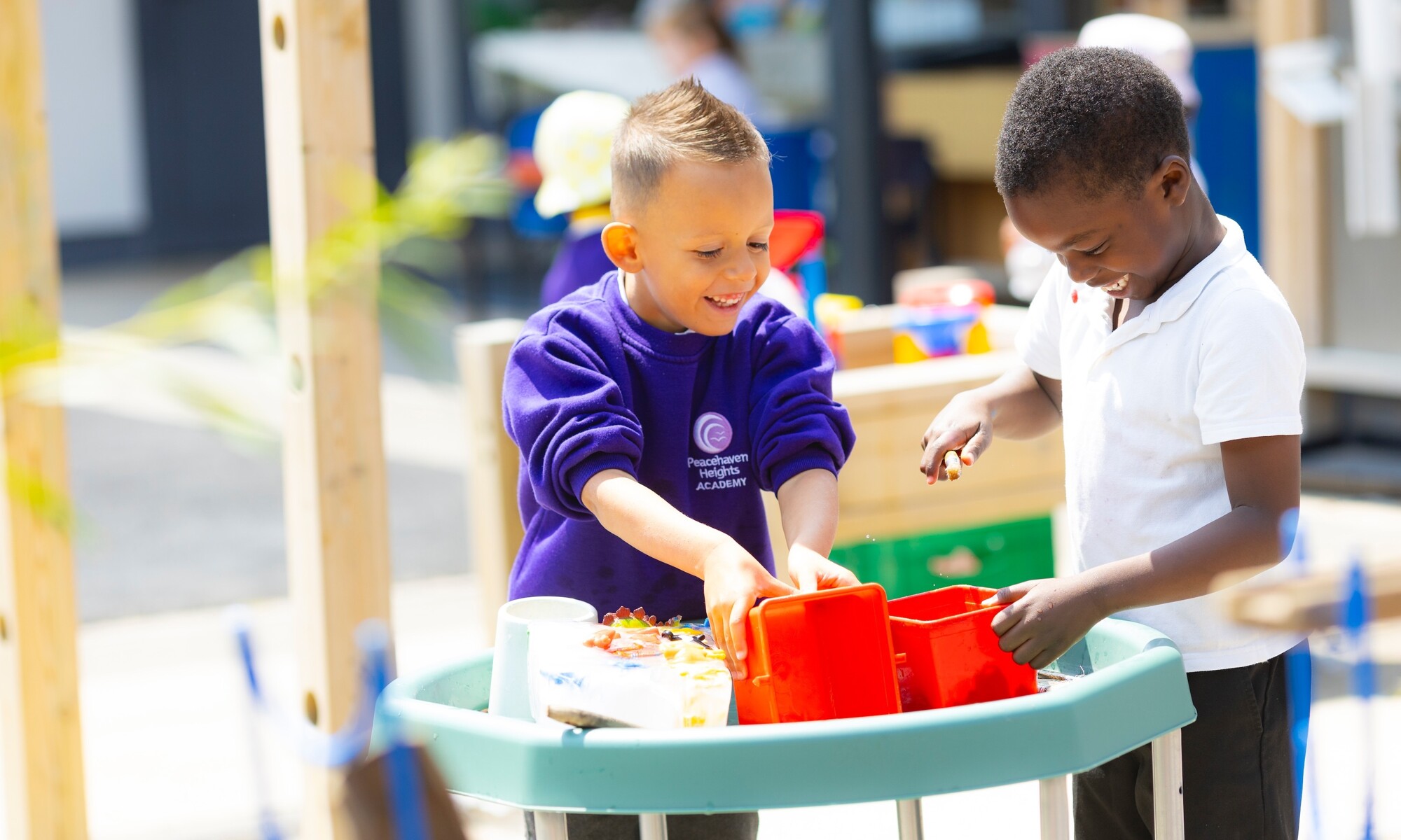 Peacehaven Heights Academy Image of Pupils Playing in the School Grounds 5 of 116